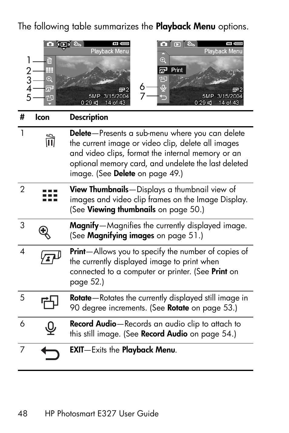 HP Photosmart E327 User Manual | Page 48 / 130