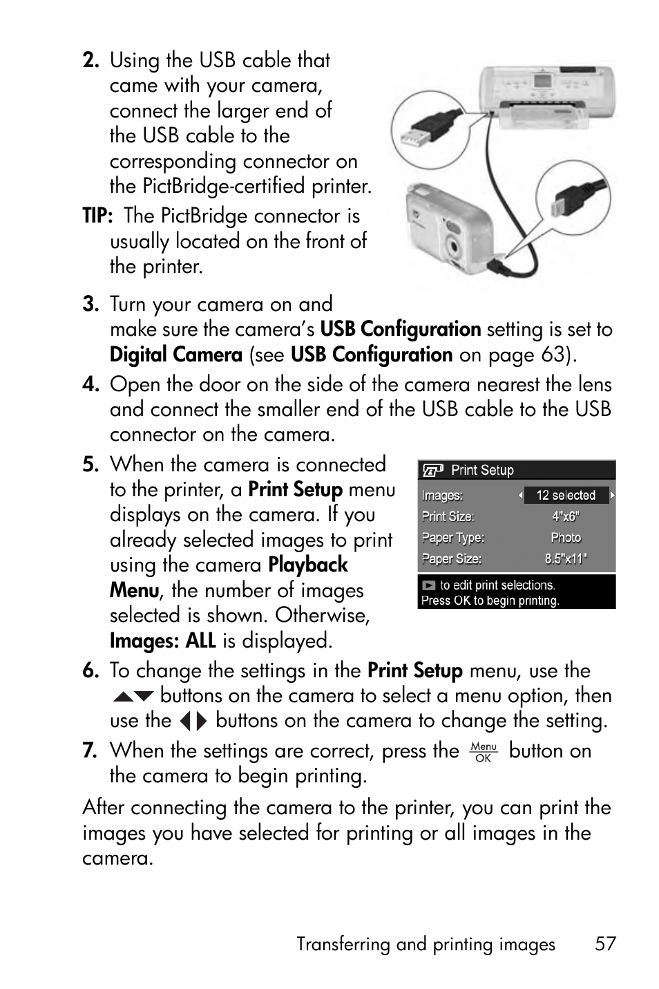 HP Photosmart E327 User Manual | Page 57 / 130