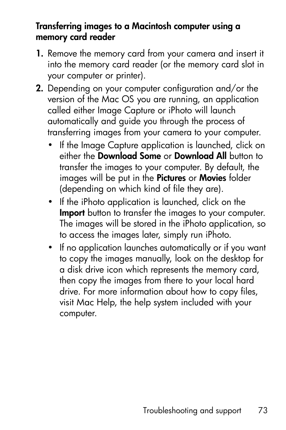 HP Photosmart E327 User Manual | Page 73 / 130