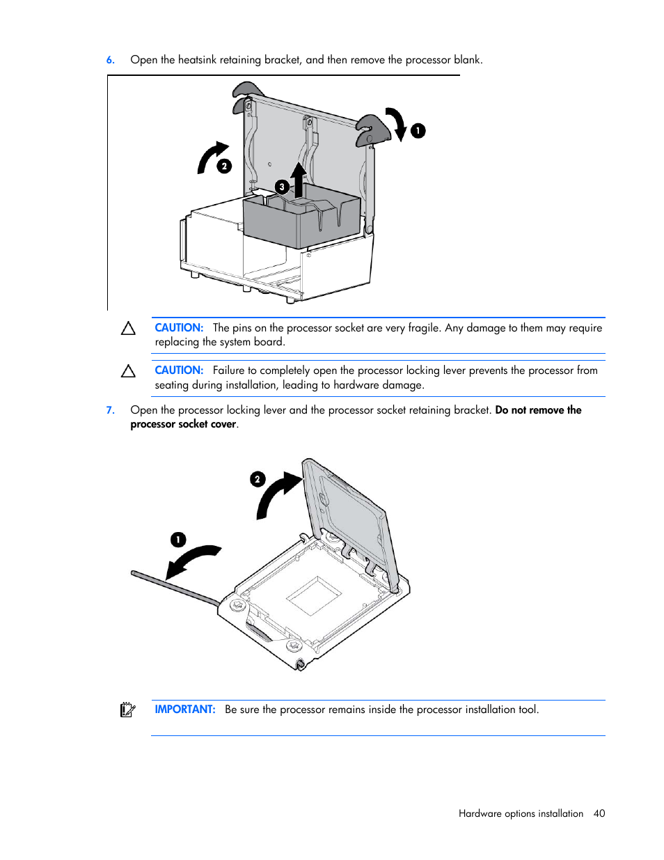 HP DL380 G7 User Manual | Page 40 / 126