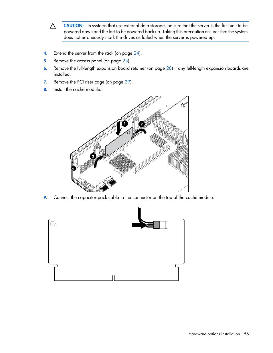 HP DL380 G7 User Manual | Page 56 / 126