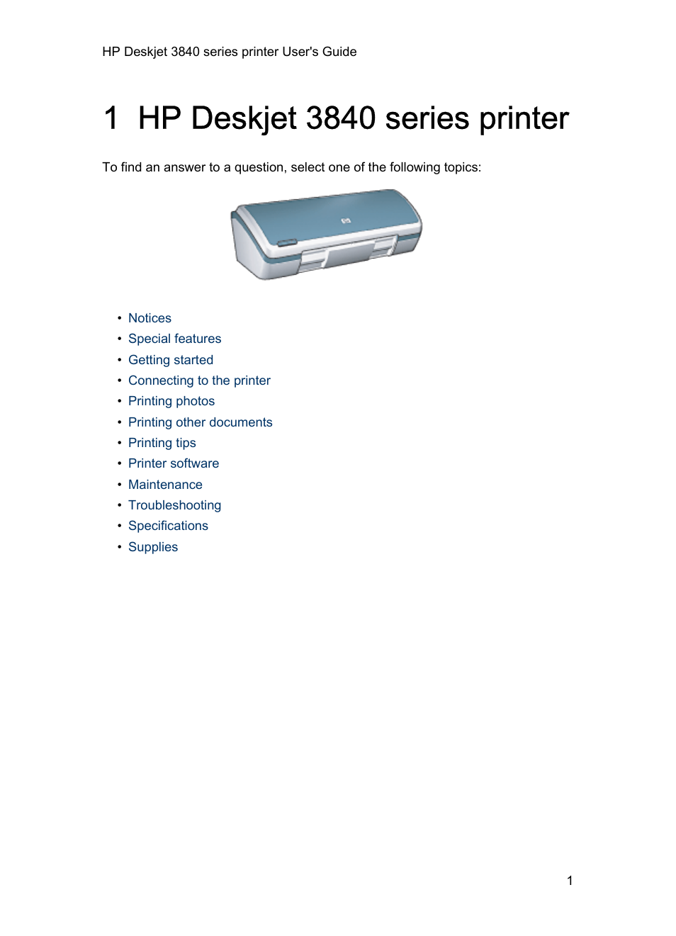 HP 3840 User Manual | 95 pages