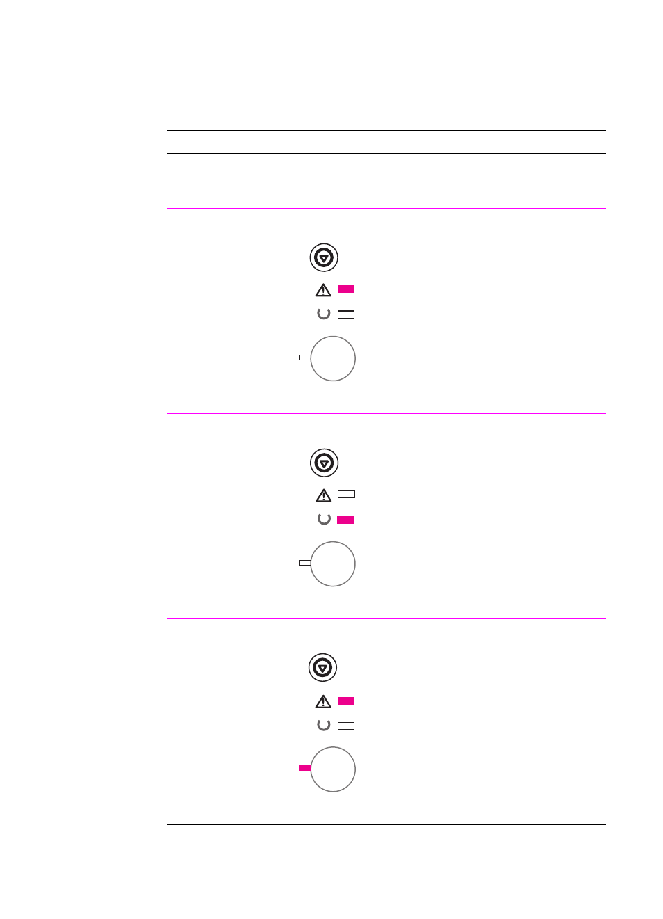 Secondary light patterns | HP 2100 M  EN User Manual | Page 114 / 184