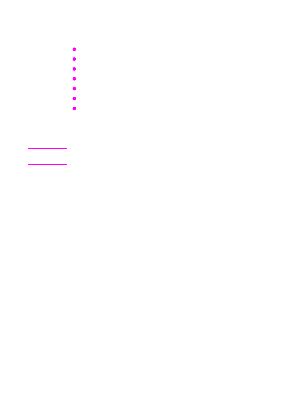 Tray 2 and optional tray 3 paper sizes | HP 2100 M  EN User Manual | Page 42 / 184