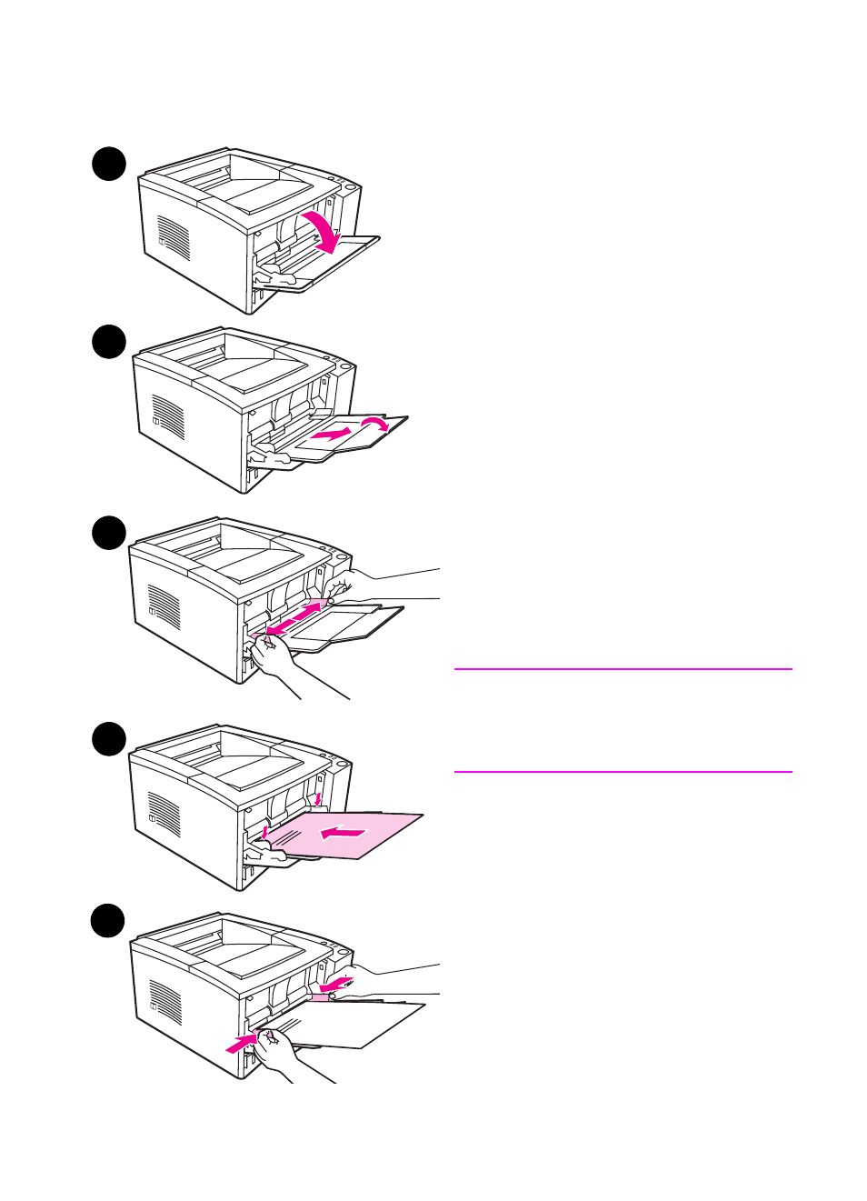 Loading media into tray 1 | HP 2100 M  EN User Manual | Page 43 / 184