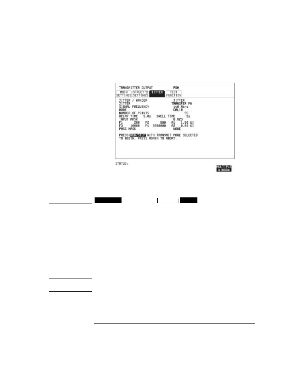 Perform jitter transfer calibration | HP OMNIBER 718 HP 37718A User Manual | Page 103 / 190