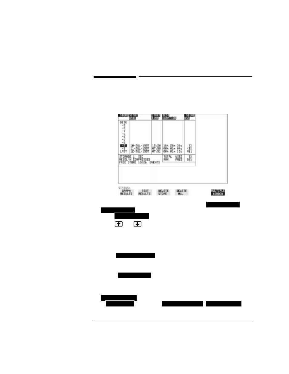 Recalling stored graph results, Recalling stored graph results 99 | HP OMNIBER 718 HP 37718A User Manual | Page 109 / 190