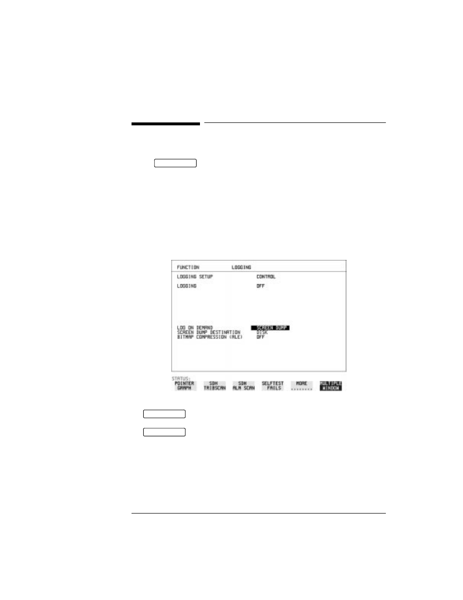 Logging on demand, Logging on demand 110 | HP OMNIBER 718 HP 37718A User Manual | Page 120 / 190