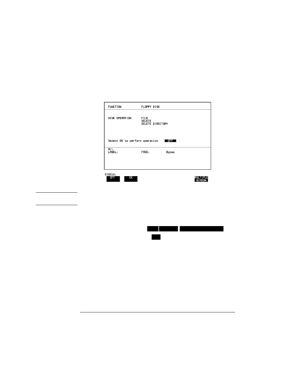 Deleting a directory on disk | HP OMNIBER 718 HP 37718A User Manual | Page 148 / 190