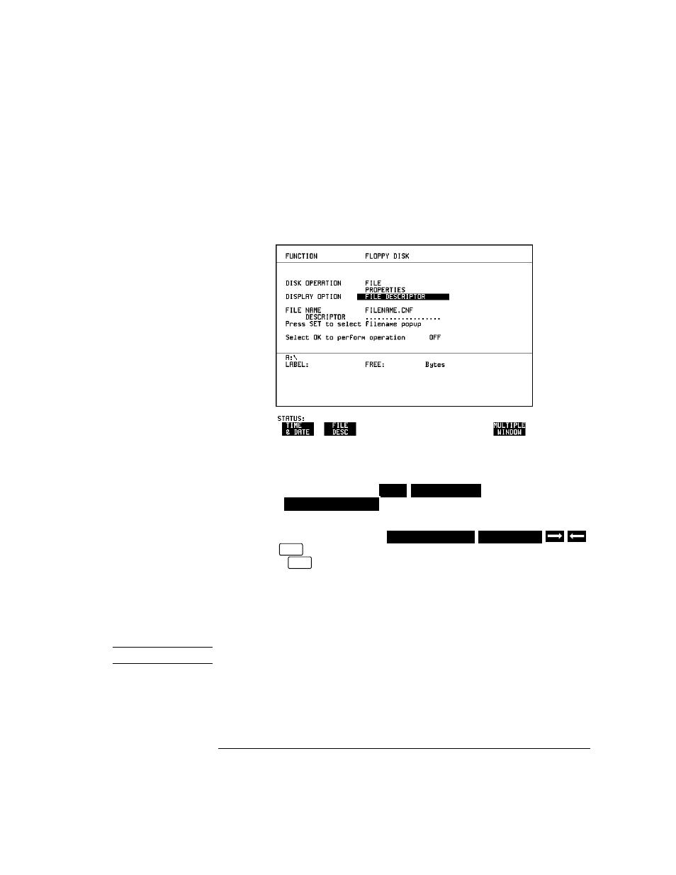 Adding descriptors to disk files | HP OMNIBER 718 HP 37718A User Manual | Page 149 / 190