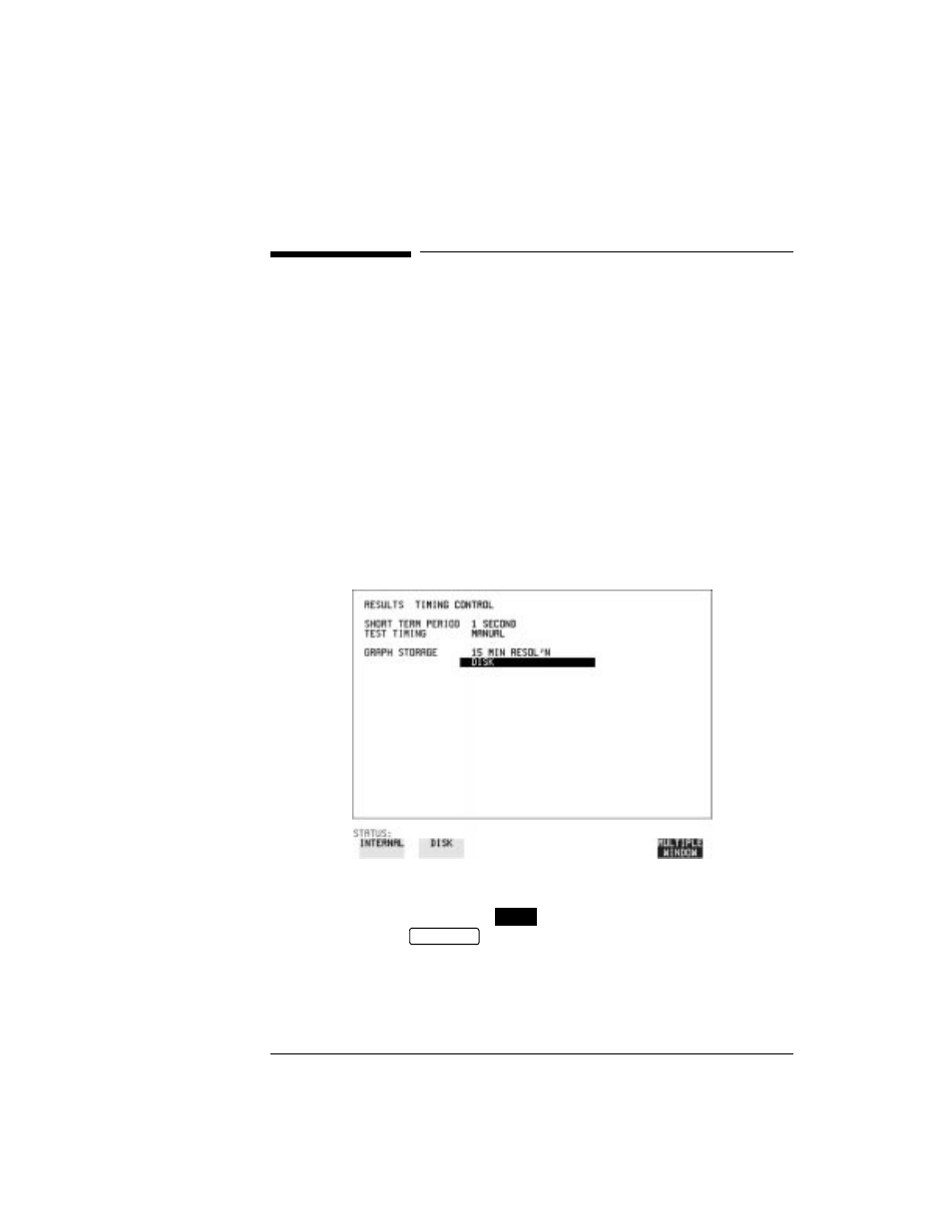 Saving graphics results to disk, Saving graphics results to disk 140 | HP OMNIBER 718 HP 37718A User Manual | Page 150 / 190