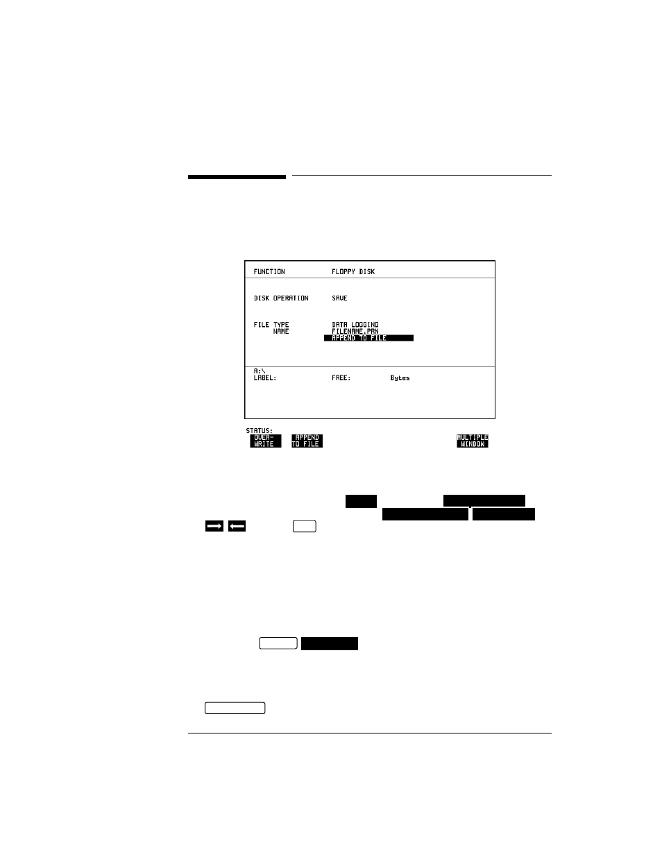 Saving data logging to disk, Saving data logging to disk 142 | HP OMNIBER 718 HP 37718A User Manual | Page 152 / 190