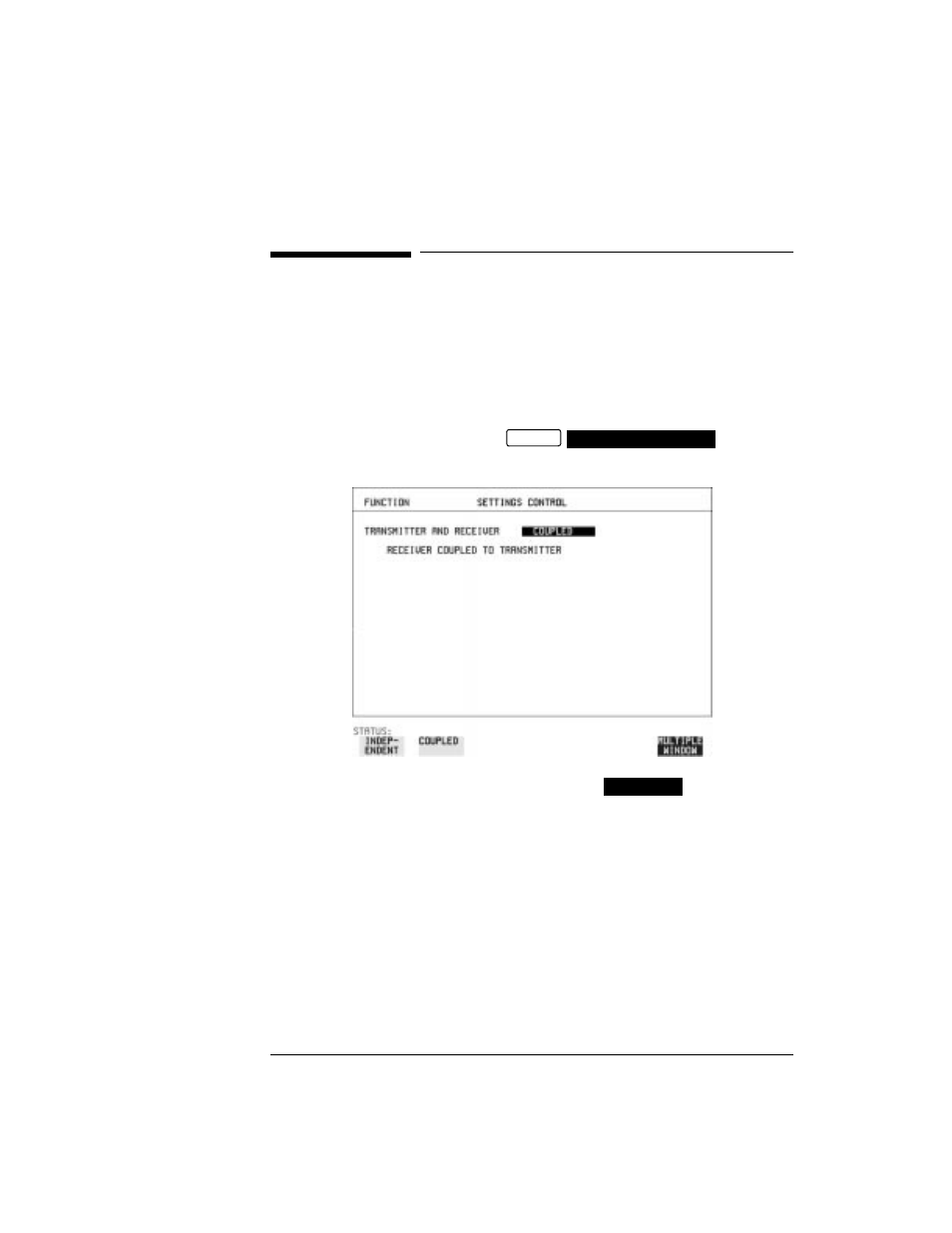 Coupling transmit and receive settings, Coupling transmit and receive settings 154 | HP OMNIBER 718 HP 37718A User Manual | Page 164 / 190