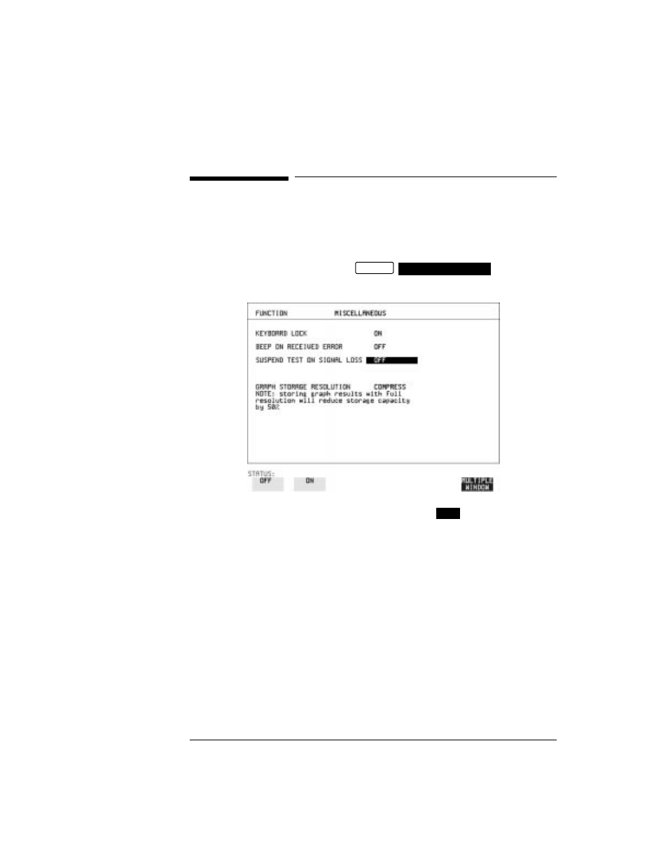 Suspending test on signal loss, Suspending test on signal loss 158 | HP OMNIBER 718 HP 37718A User Manual | Page 168 / 190