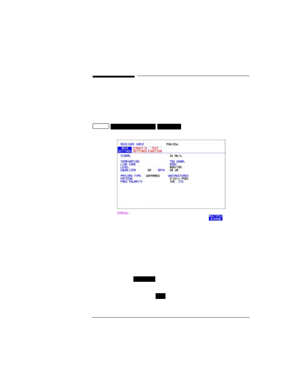 Setting dsn receive interface, Setting dsn receive interface 15 | HP OMNIBER 718 HP 37718A User Manual | Page 25 / 190