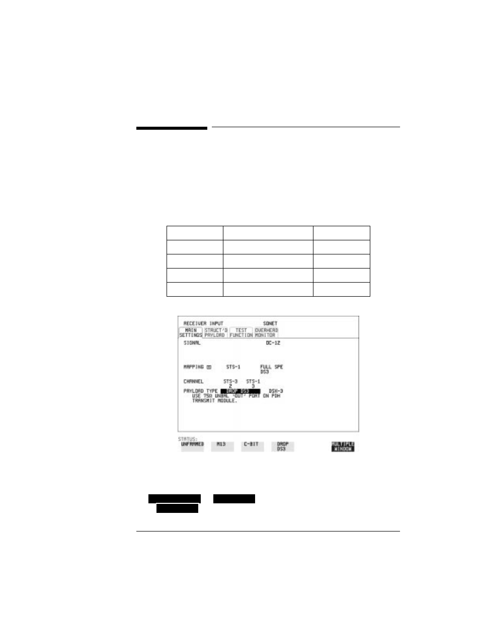 Dropping an external payload/test signal, Drop 34 mb/s & ds3, Dropping an external payload/test signal 46 | HP OMNIBER 718 HP 37718A User Manual | Page 56 / 190