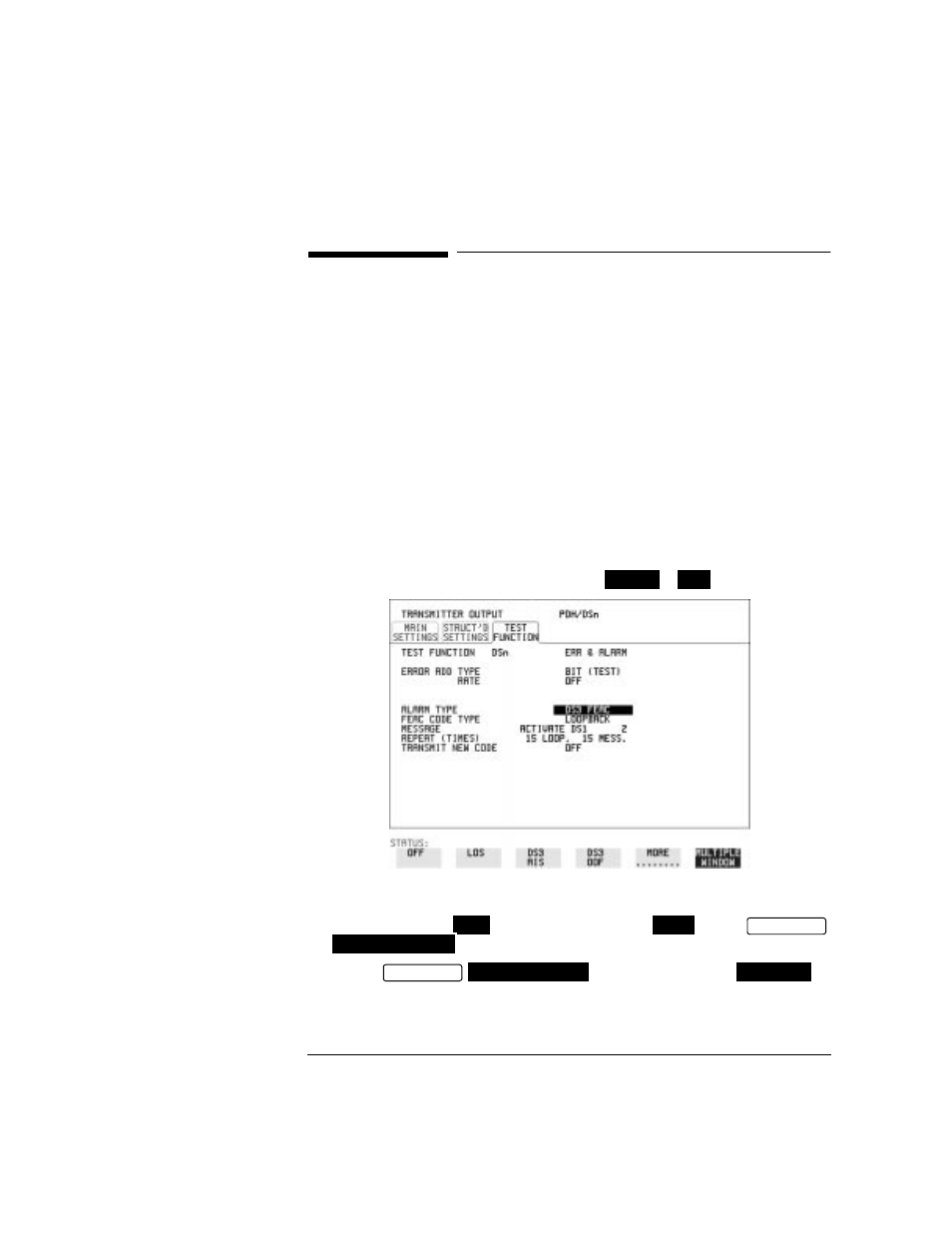 Using feac codes, Transmit an feac code, Using feac codes 51 | HP OMNIBER 718 HP 37718A User Manual | Page 61 / 190