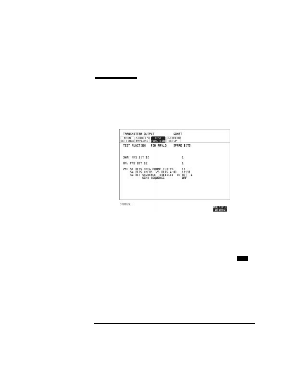 Setting dsn spare bits, Setting dsn spare bits 53 | HP OMNIBER 718 HP 37718A User Manual | Page 63 / 190