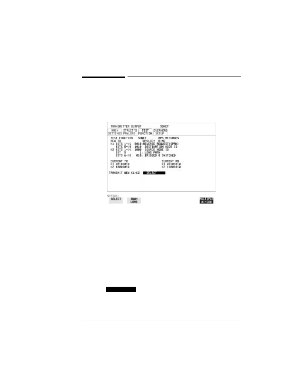 Generating automatic protection switch messages, Generating automatic protection switch messages 64 | HP OMNIBER 718 HP 37718A User Manual | Page 74 / 190