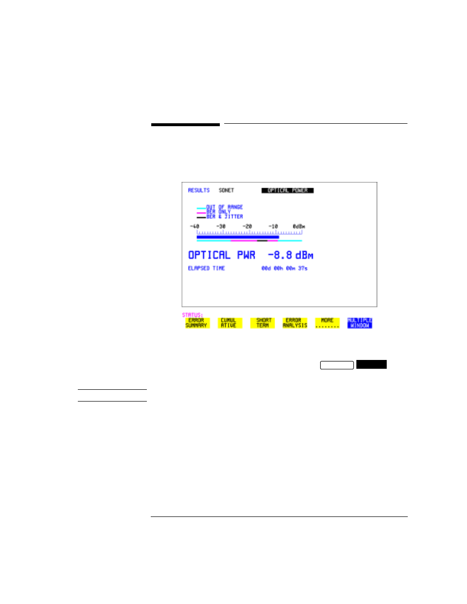 Measuring optical power, Measuring optical power 73 | HP OMNIBER 718 HP 37718A User Manual | Page 83 / 190