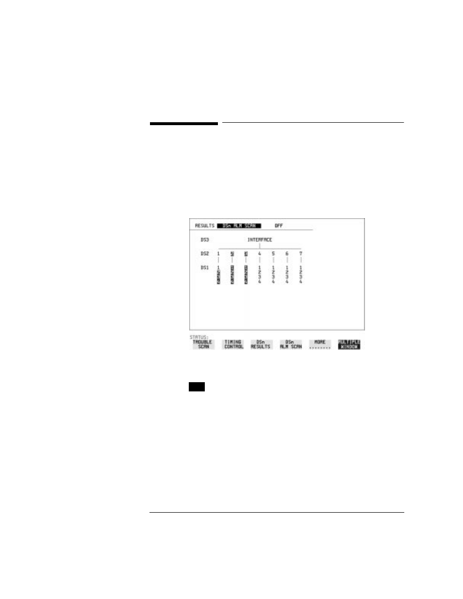 Performing a dsn alarm scan, Performing a dsn alarm scan 83 | HP OMNIBER 718 HP 37718A User Manual | Page 93 / 190
