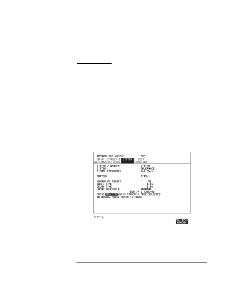 Measuring jitter tolerance, Make the measurement | HP OMNIBER 718 HP 37718A User Manual | Page 99 / 190