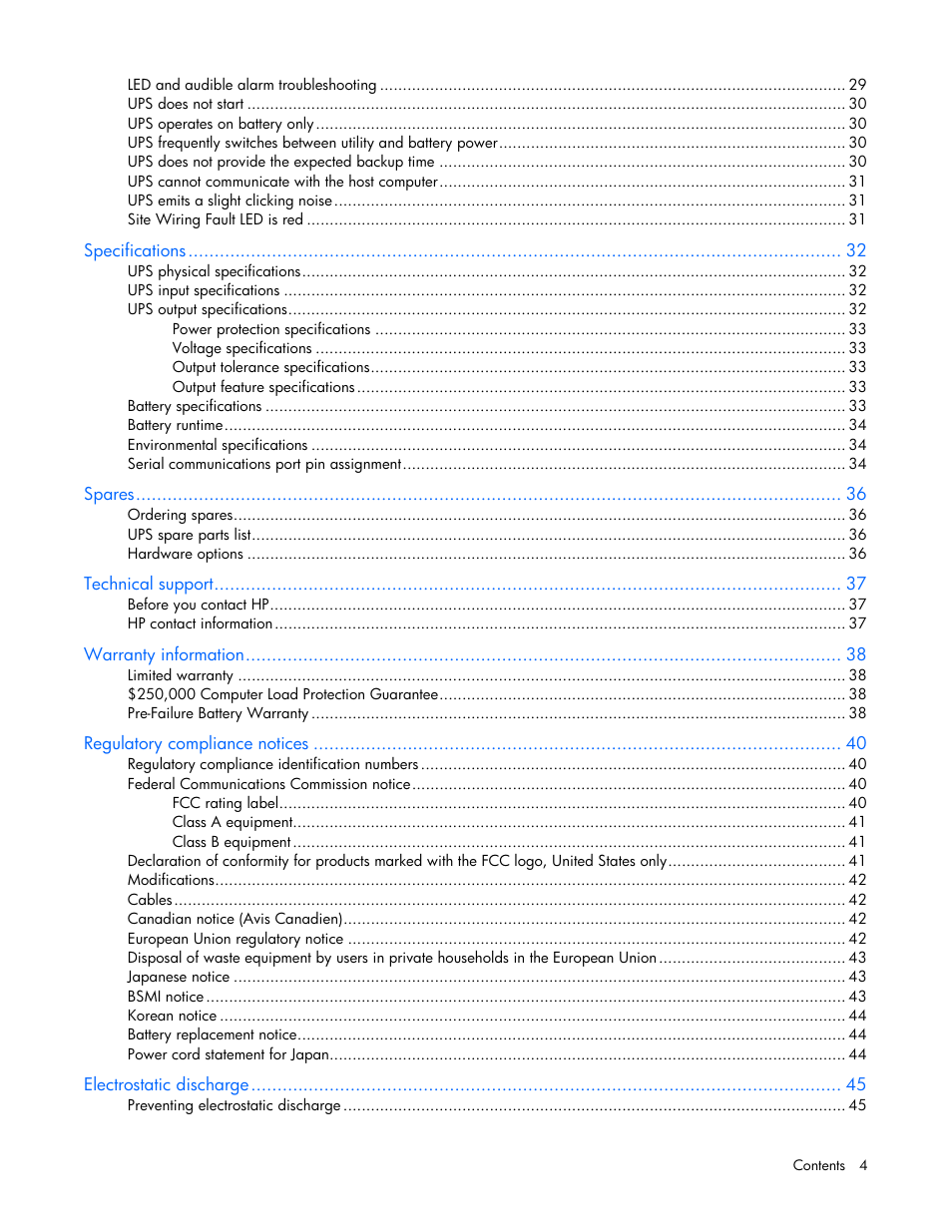 HP R1500 User Manual | Page 4 / 49