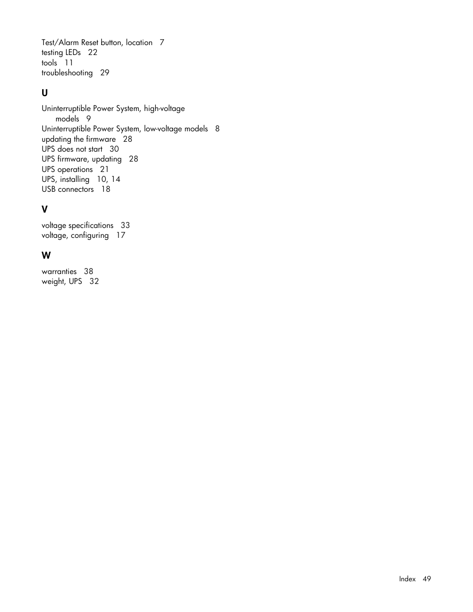 HP R1500 User Manual | Page 49 / 49