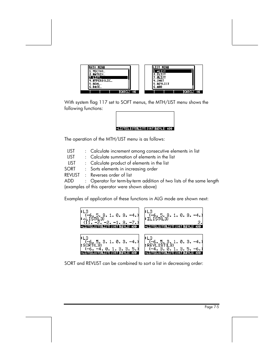 HP 49g+ User Manual | Page 108 / 176