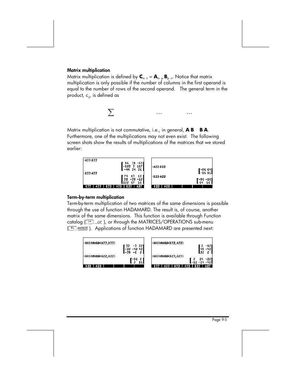 HP 49g+ User Manual | Page 122 / 176