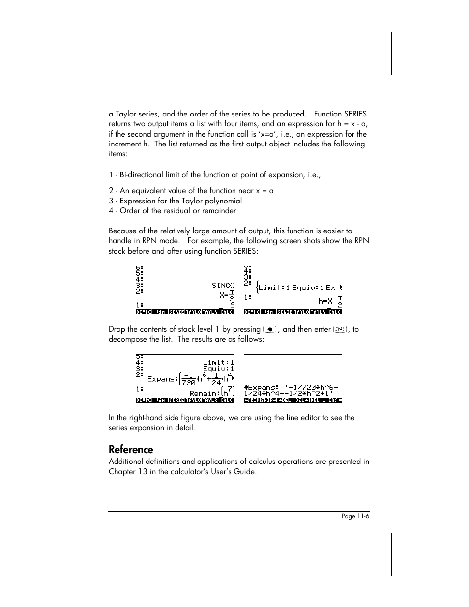 Reference | HP 49g+ User Manual | Page 141 / 176