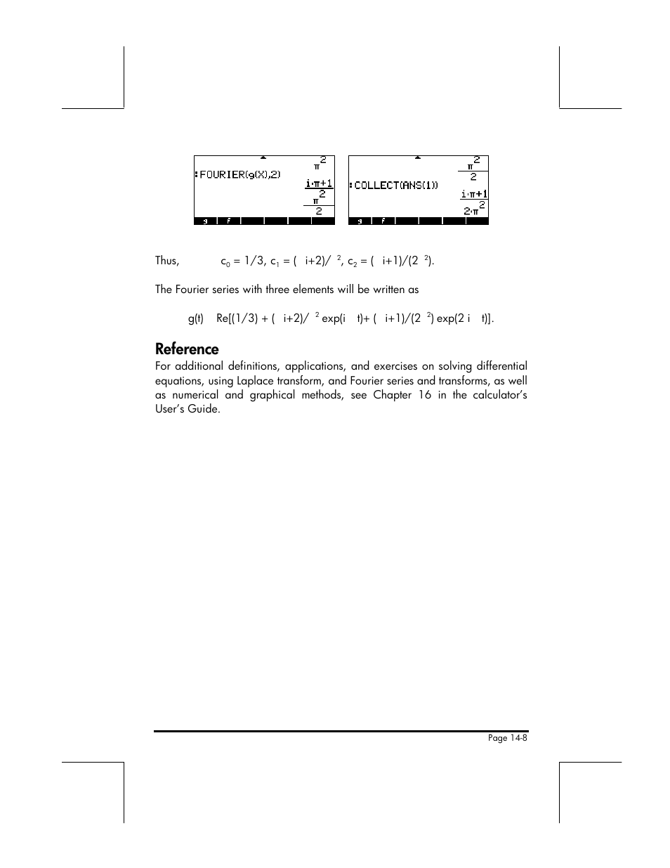 Reference | HP 49g+ User Manual | Page 153 / 176