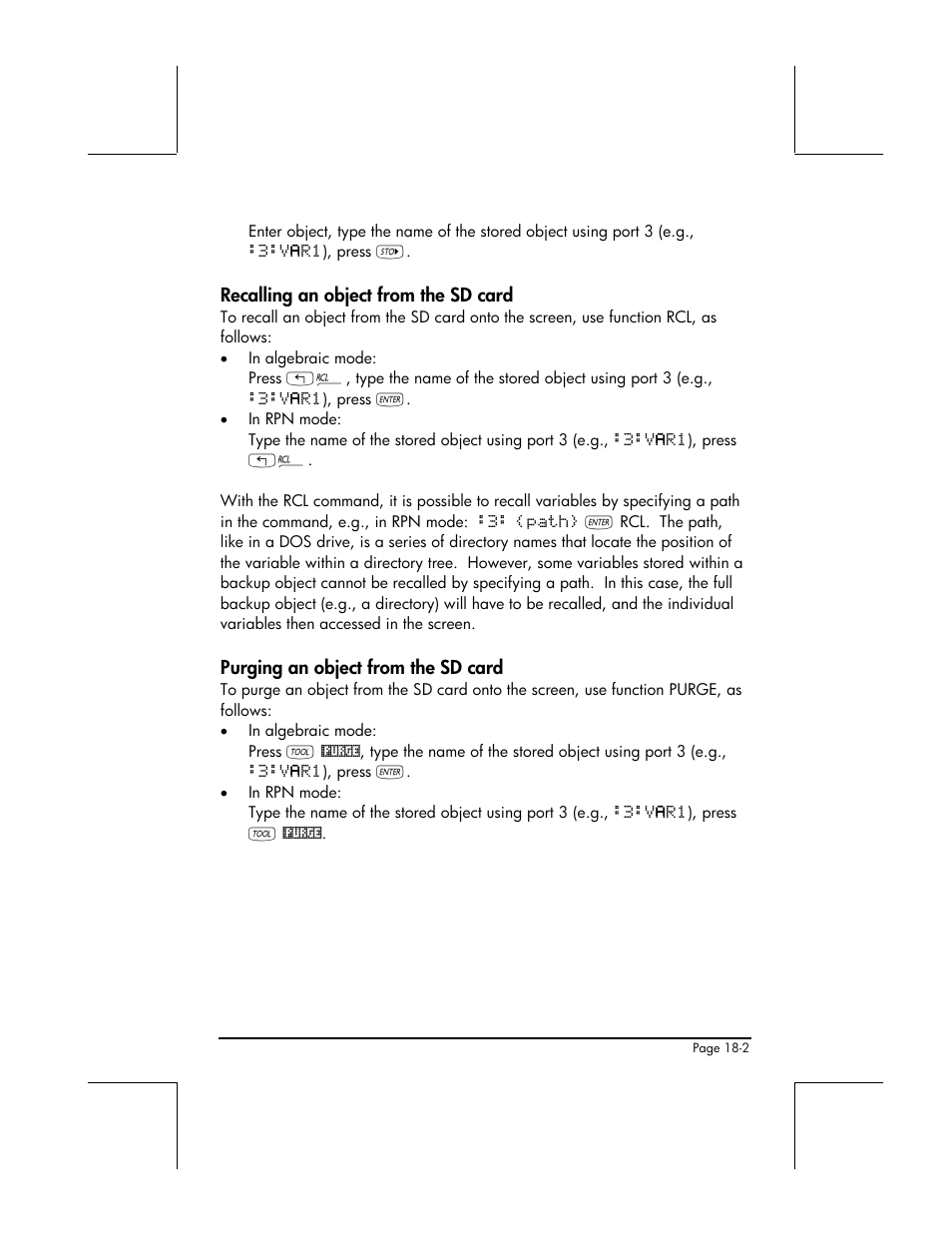 HP 49g+ User Manual | Page 172 / 176