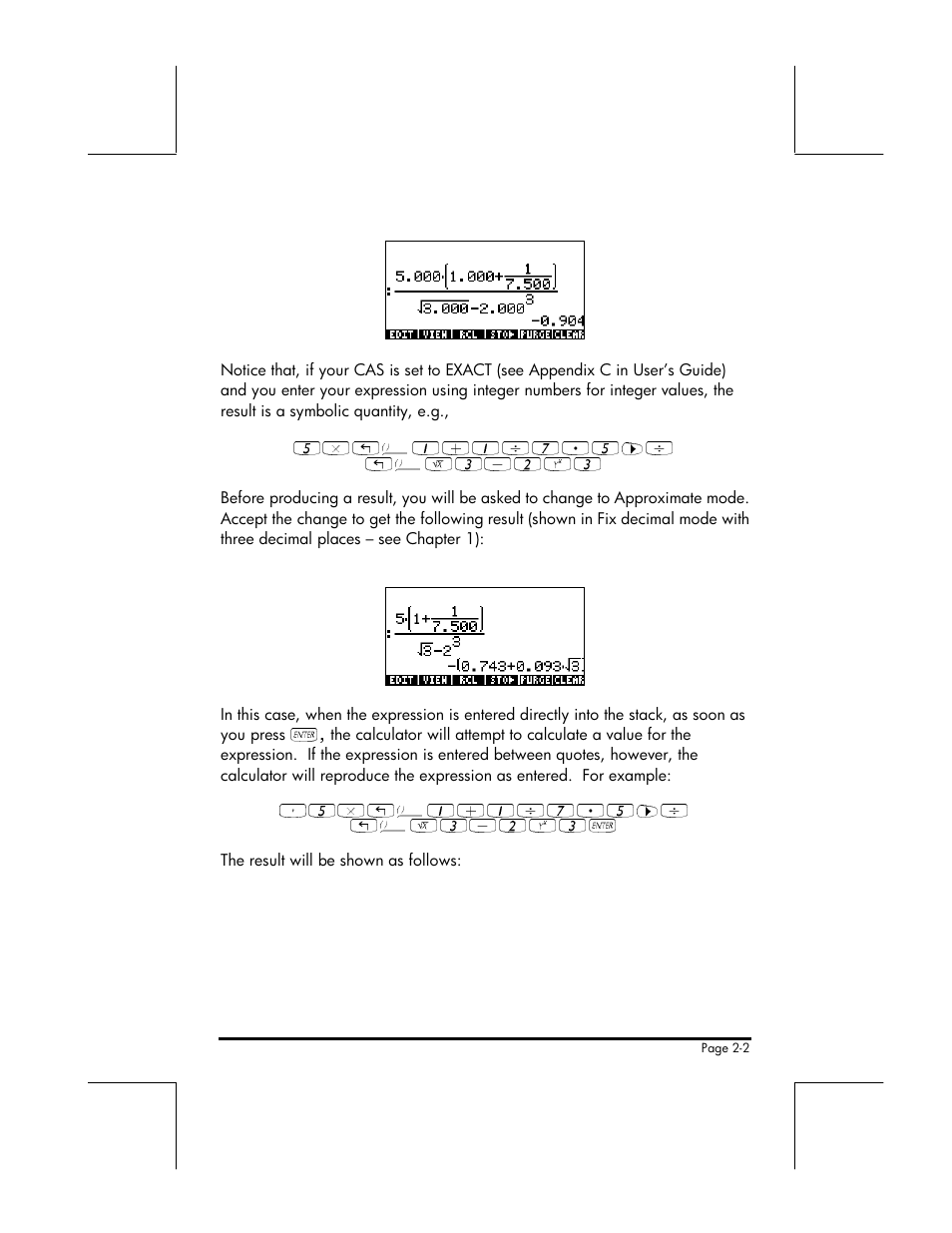 HP 49g+ User Manual | Page 35 / 176