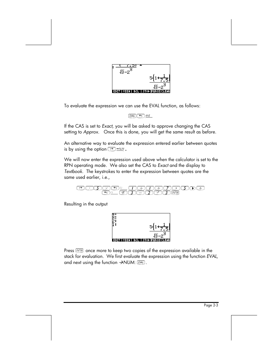 HP 49g+ User Manual | Page 36 / 176