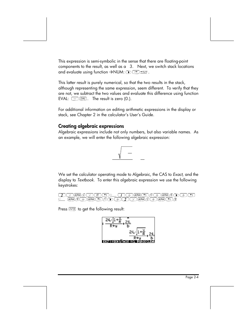 HP 49g+ User Manual | Page 37 / 176