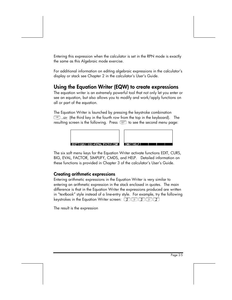 HP 49g+ User Manual | Page 38 / 176