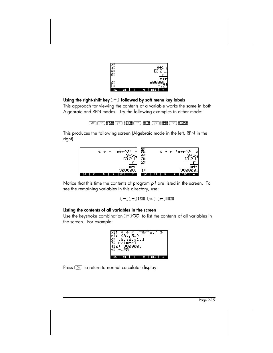 HP 49g+ User Manual | Page 48 / 176