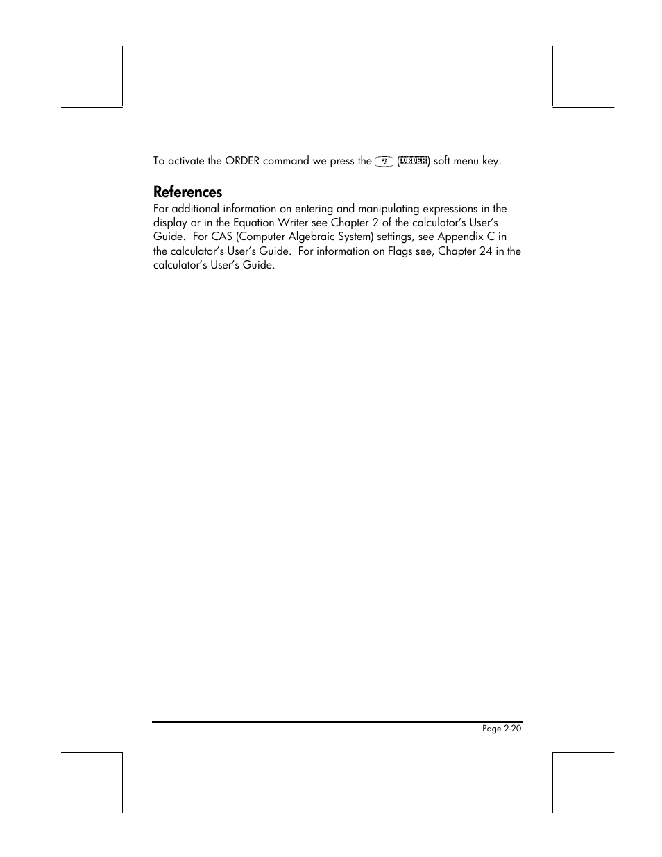 References | HP 49g+ User Manual | Page 53 / 176