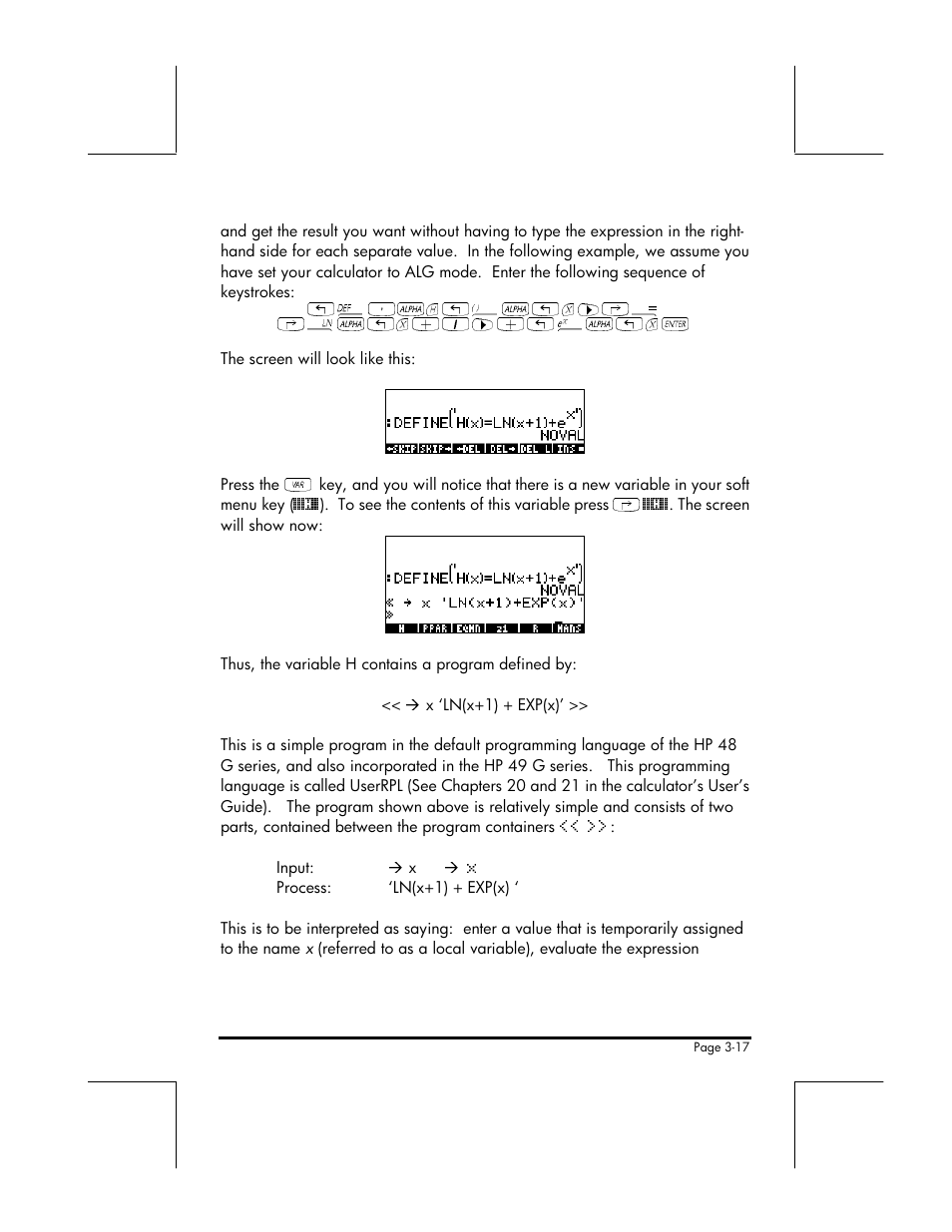 HP 49g+ User Manual | Page 70 / 176