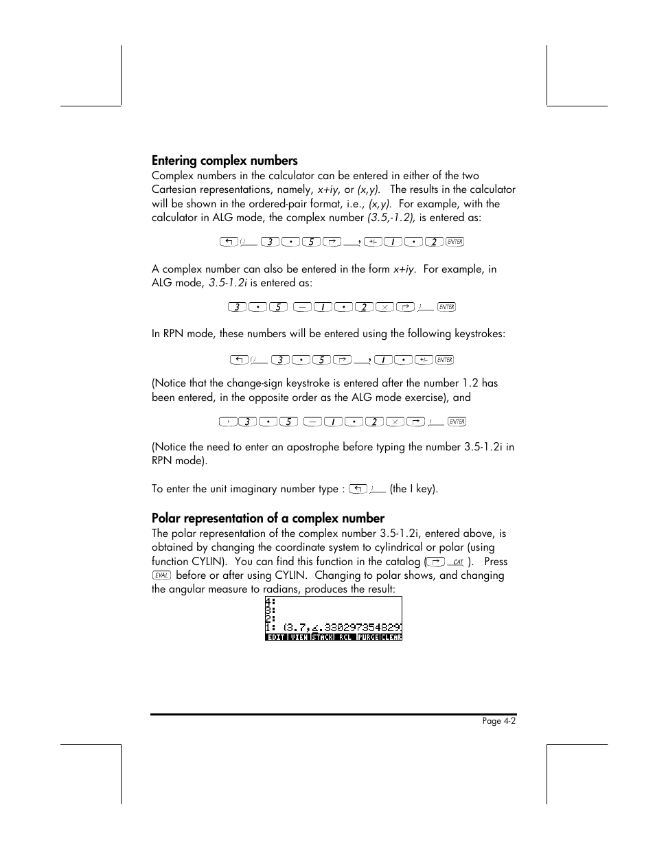 HP 49g+ User Manual | Page 73 / 176