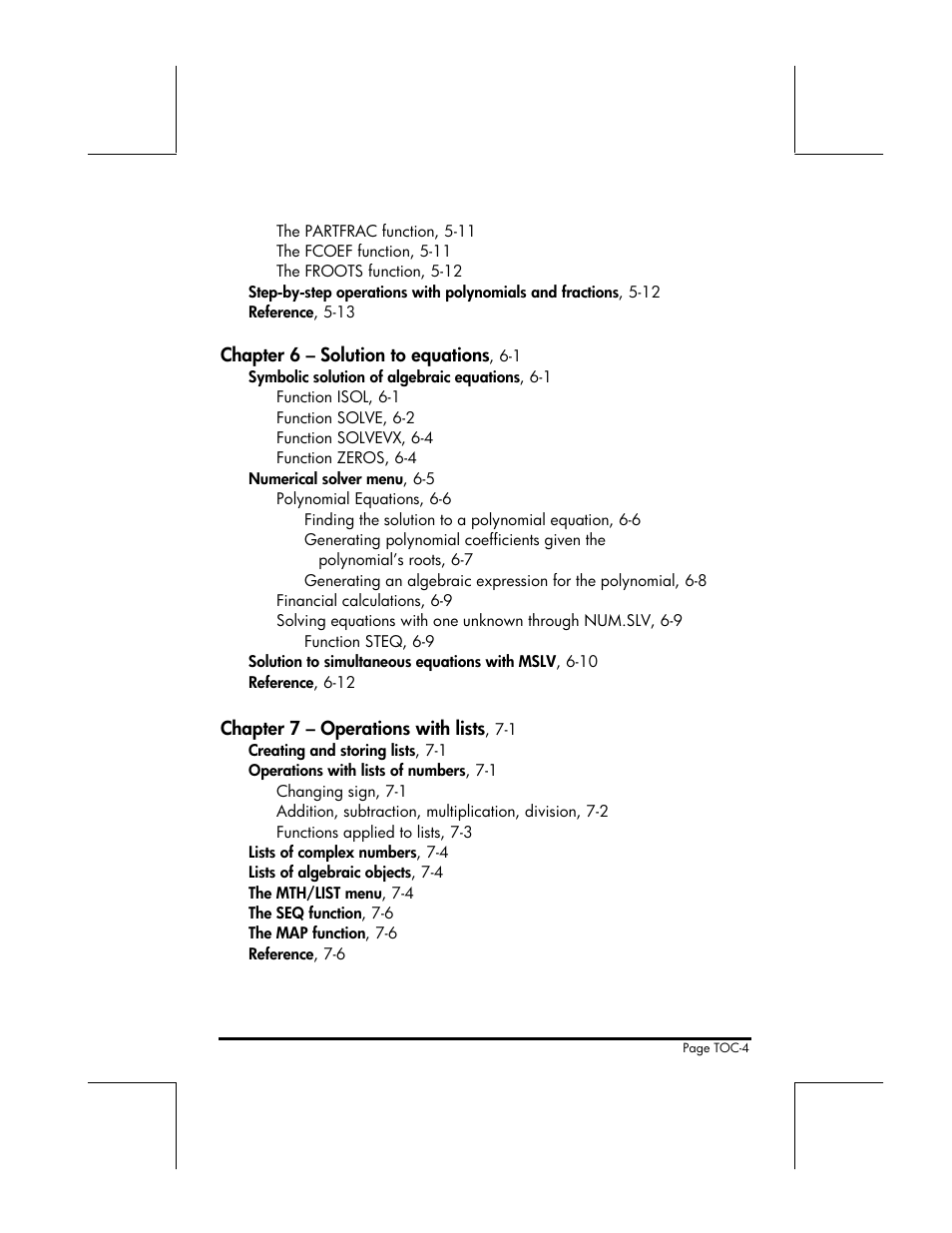 HP 49g+ User Manual | Page 8 / 176