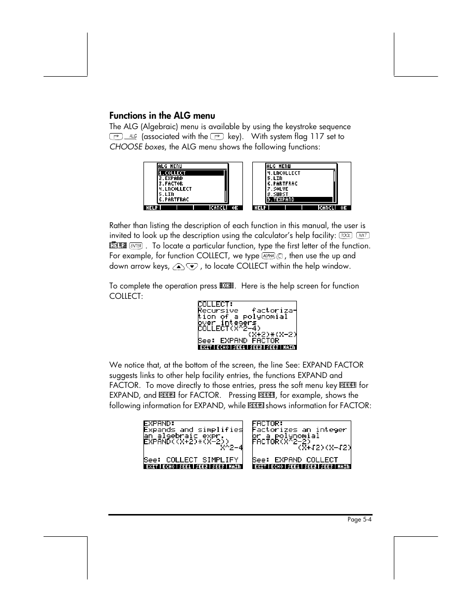 HP 49g+ User Manual | Page 82 / 176