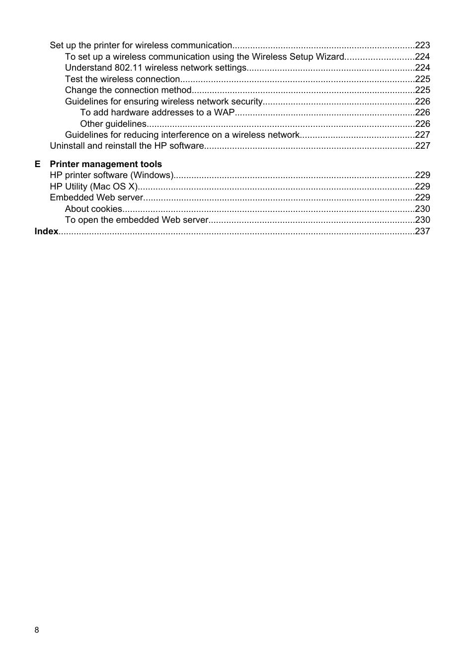 HP Officejet 6500A Plus User Manual | Page 12 / 250