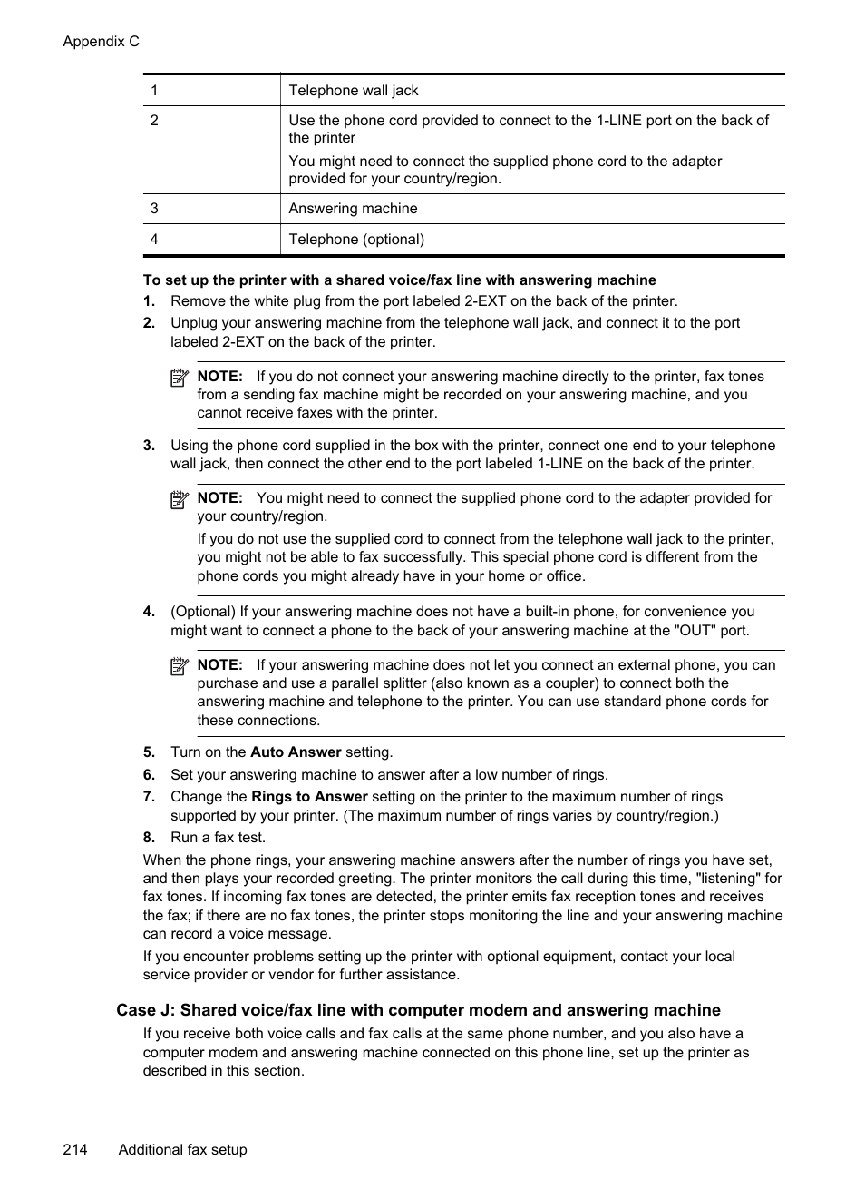 HP Officejet 6500A Plus User Manual | Page 218 / 250