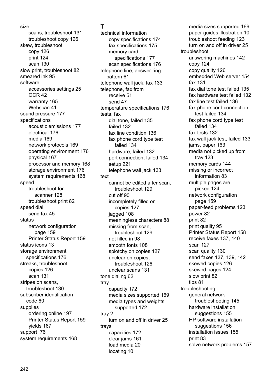 HP Officejet 6500A Plus User Manual | Page 246 / 250