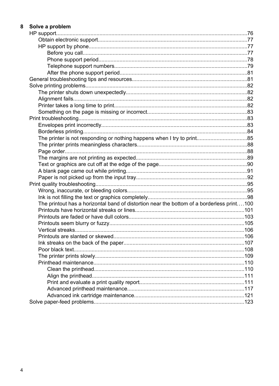 HP Officejet 6500A Plus User Manual | Page 8 / 250