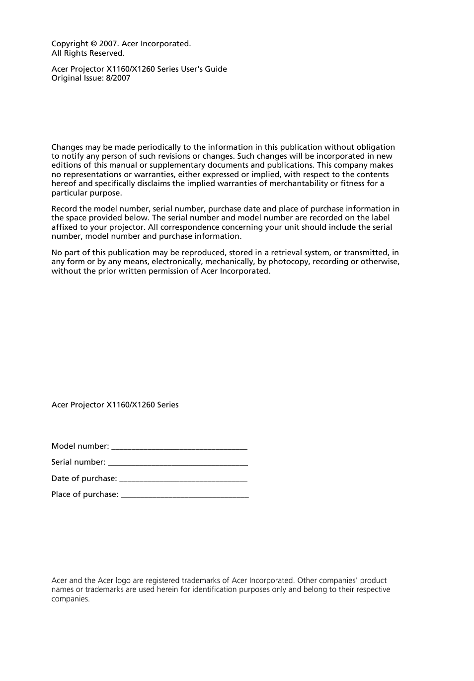 HP X1160 User Manual | Page 2 / 52