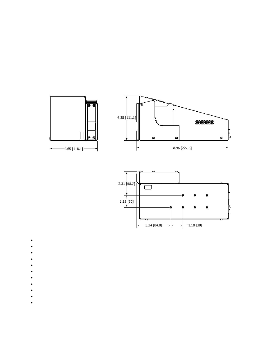 Introduction dimensions and specifications, Introduction, Dimensions and specifications | HP QM2-101 User Manual | Page 3 / 35