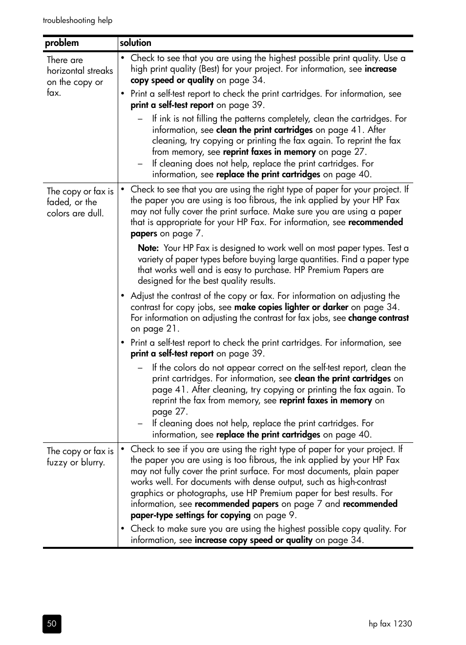 HP 1230 SERIES User Manual | Page 56 / 88